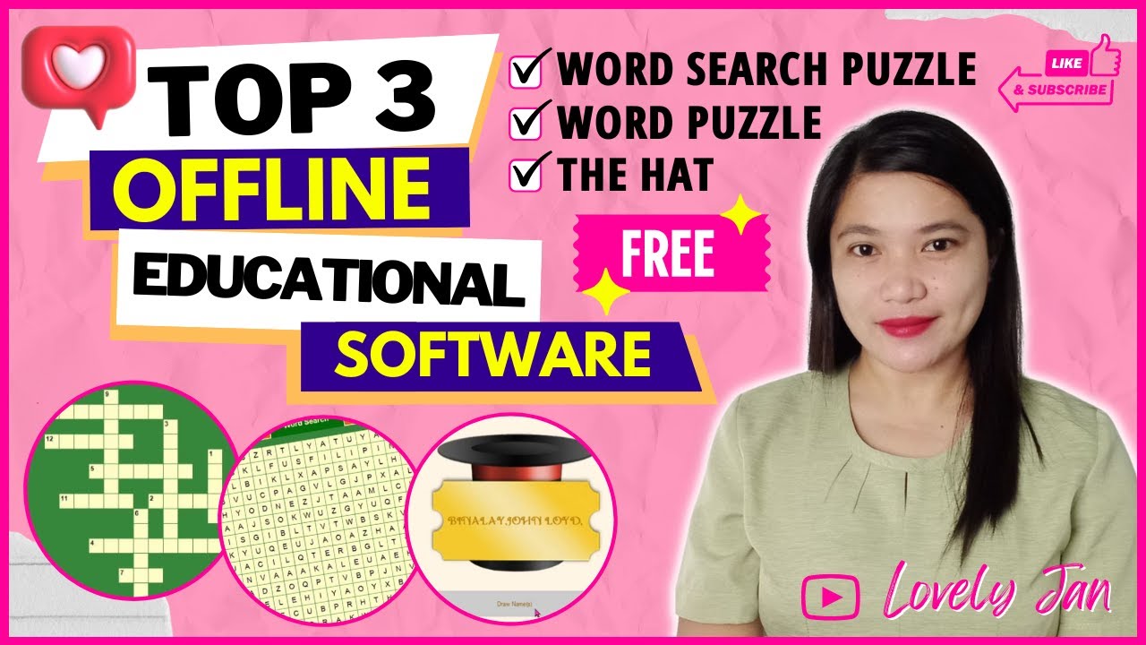 TOP 3 OFFLINE EDUCATIONAL SOFTWARE | Lovely Jan