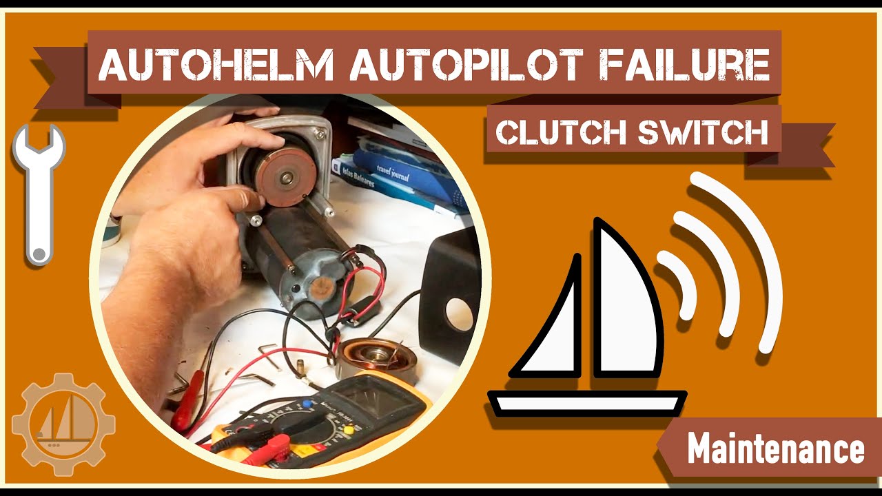 Ремонт поворотного привода Autohelm / автопилота Raymarine - переключатель сцепления