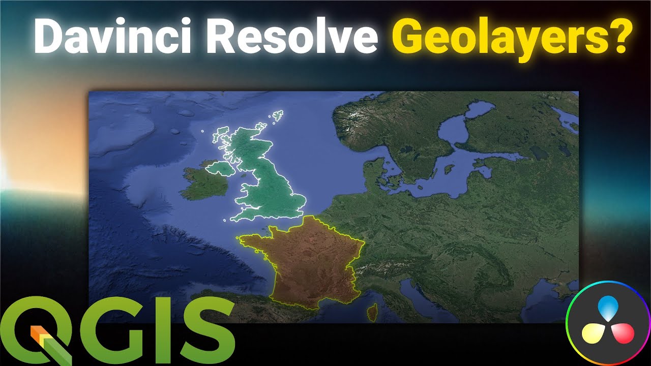 Easy Map Animation's In Davinci Resolve: QGIS