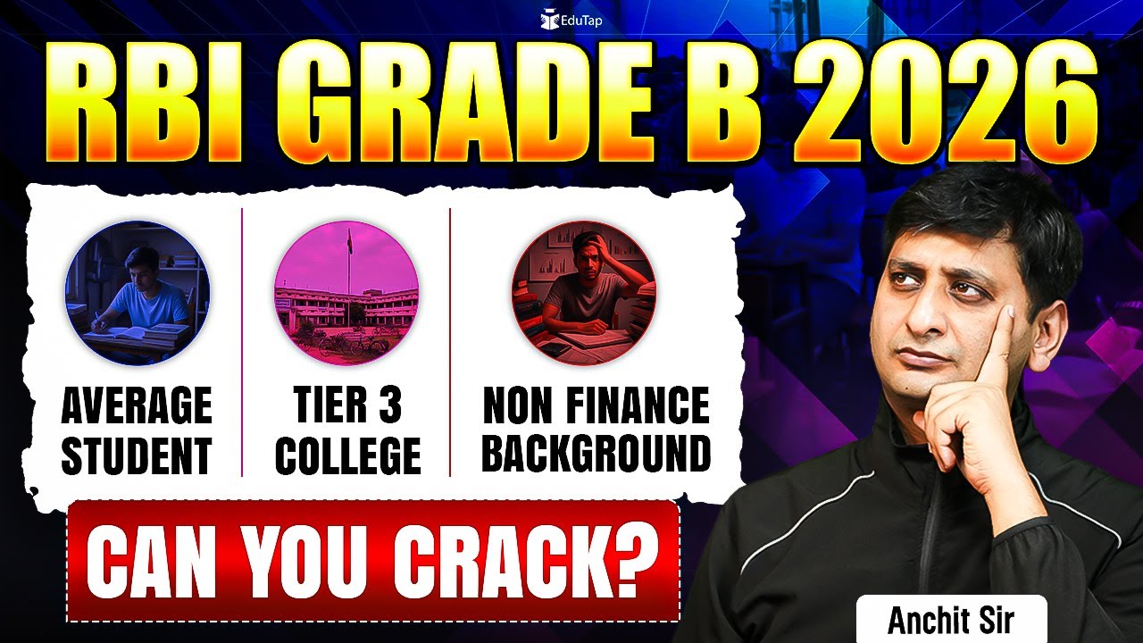 Can Aspirant with Average Educational Background Crack RBI Grade B 2026?