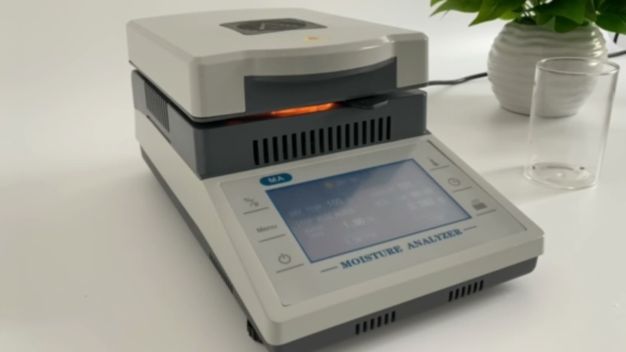Touch Srceen Halogen Moisture Analyzer