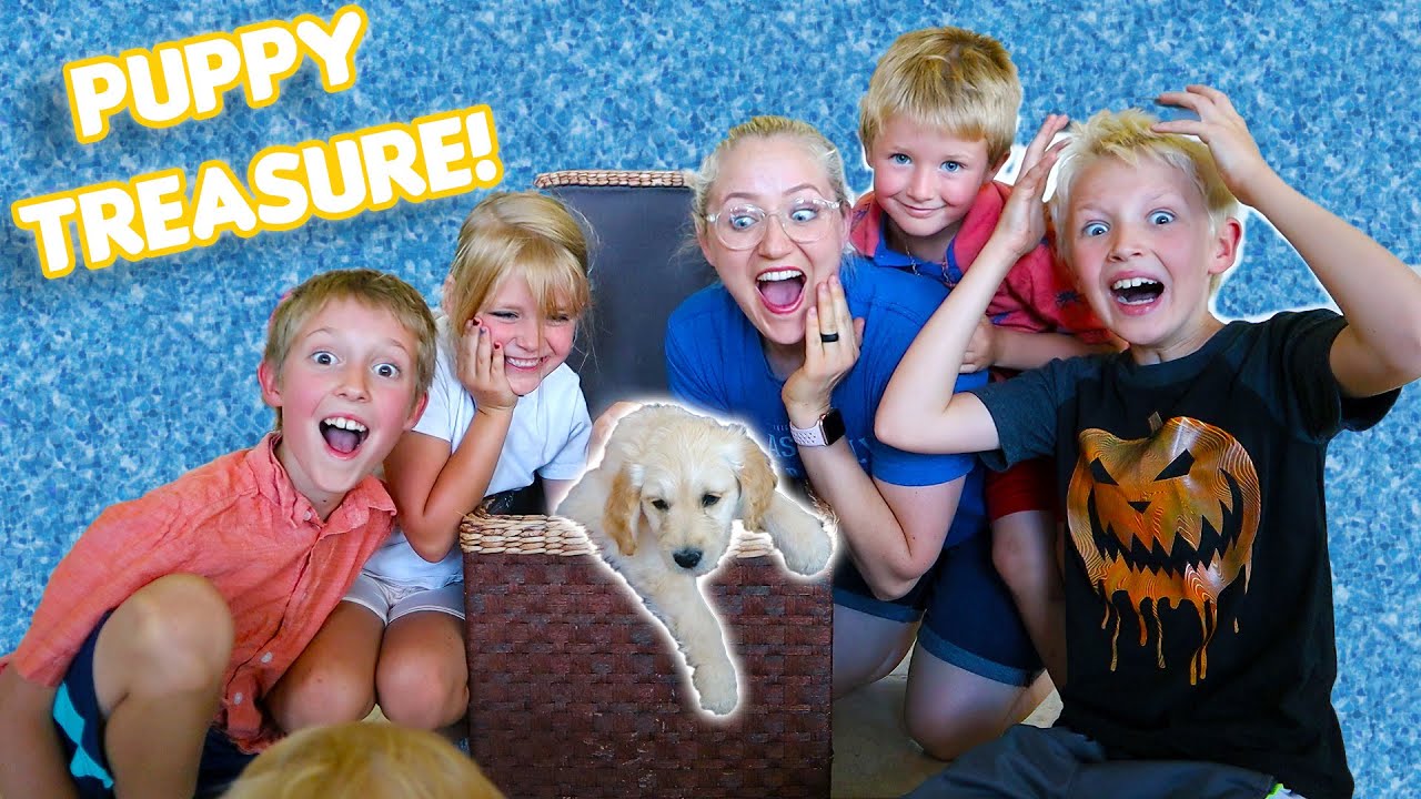 Puppy Treasure Hunt! The Beach House Get's A Dog!