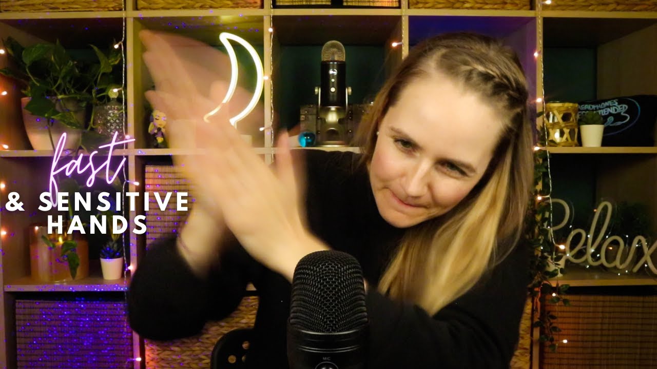 ASMR Fast BUT Gentle & Sensitive Hand Sounds to Send You off to Sleep