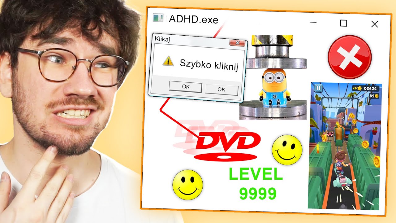 pov: grasz w grę i masz adhd... (6 DZIWNYCH GIER)