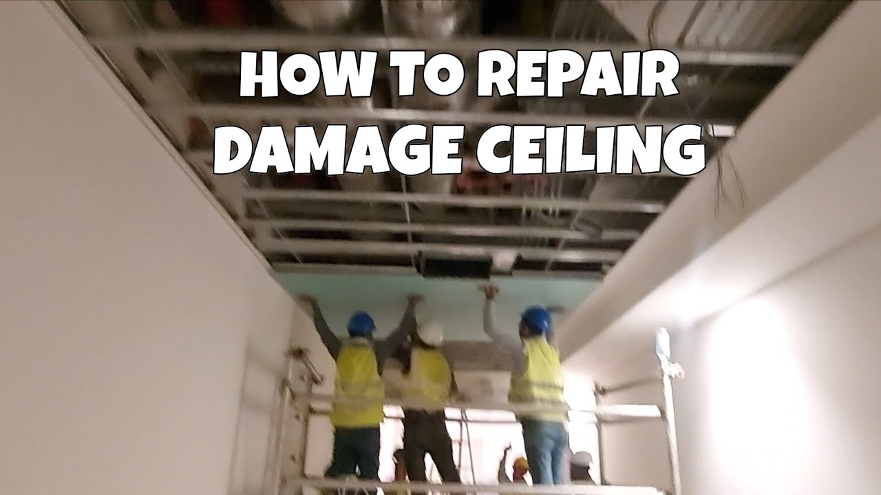 The ceiling is damage