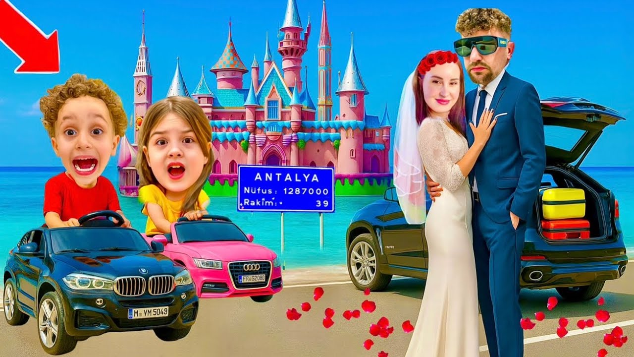 ANNEM BABAMI ANTALYAYA KAÇIRDI !! KUZEY ELİF ARABAYA GİZLİ VE KAÇAK BİNDİ !! TATİLE KAÇIŞ