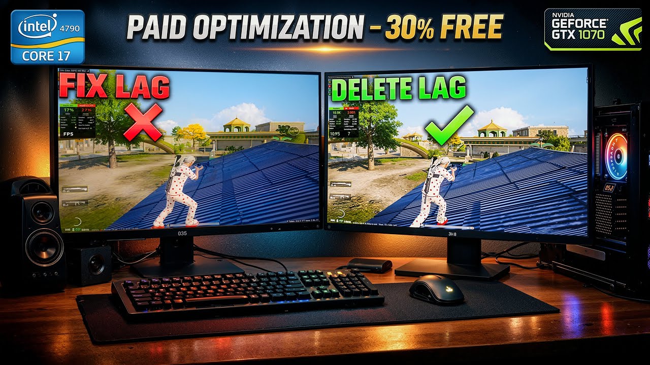 Deleted Lag in PUBG Mobile on PC Using Easy Tips | Low-End & High-End PCs (2026) Best Optimizations😨