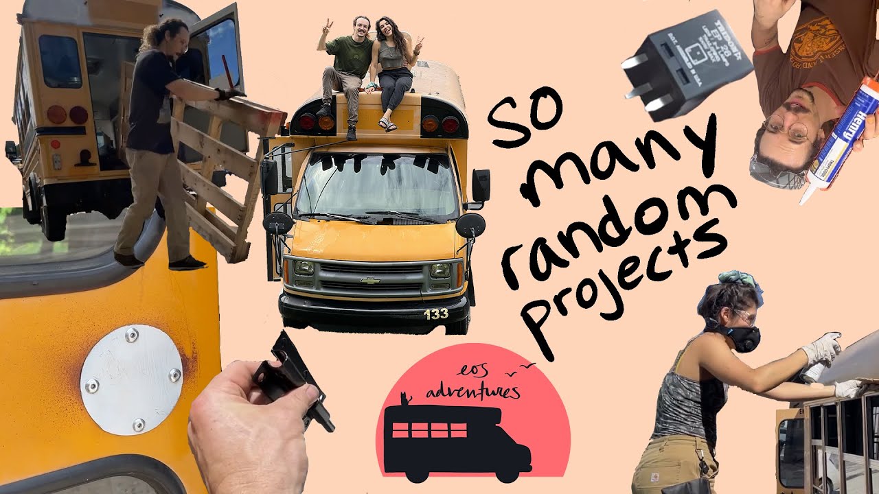 Dozens of Random Projects |  SKOOLIE Conversion Ep. 14