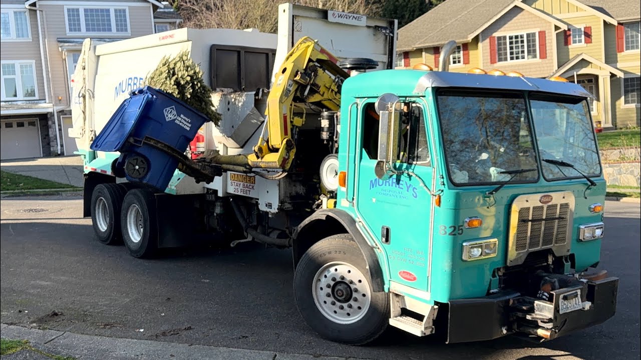 Curbtender on xmas ￼ yard waste