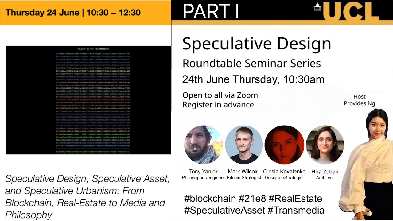 From Speculative Asset to Urbanism: Blockchain, Real-Estate to Media and Philosophy ( PART I )