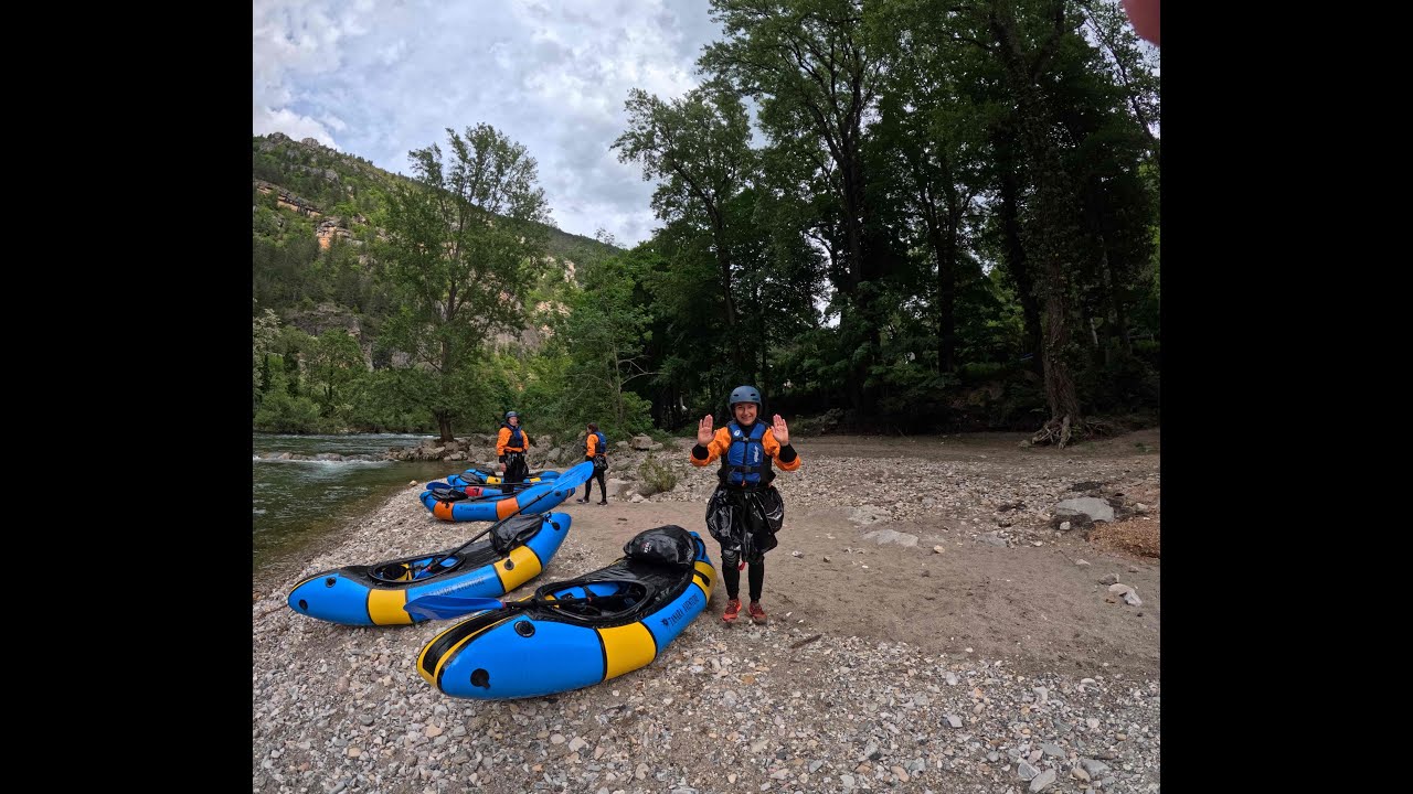 Stage  rivière La Malène George du tarn  - Jour 2 - packraft ‐ 19 05 2024