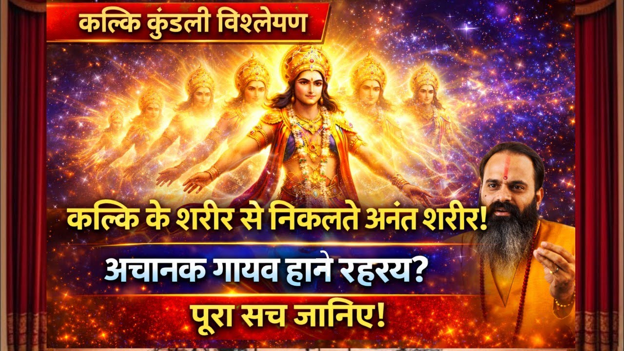 कल्कि कुंडली विश्लेषण 🛞| रहस्यवेदजी का खुलासा | कल्कि के शरीर से निकलते अनंत शरीर का रहस्य क्या है?🌍
