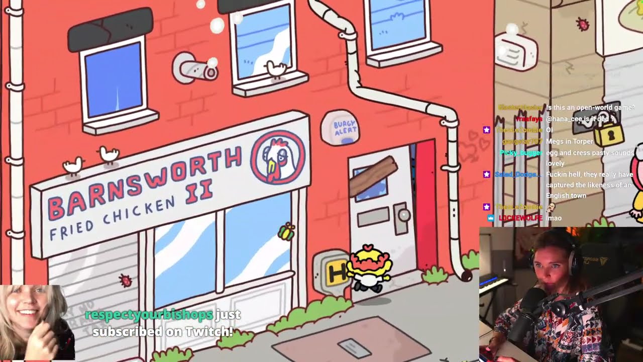doing terrible OOP NORTH accents (playing Thank Goodness You're Here, Pt.1)