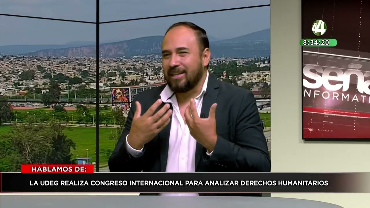 Omar Mireles Loera habla sobre congreso internacional de la UdeG en derechos humanitarios