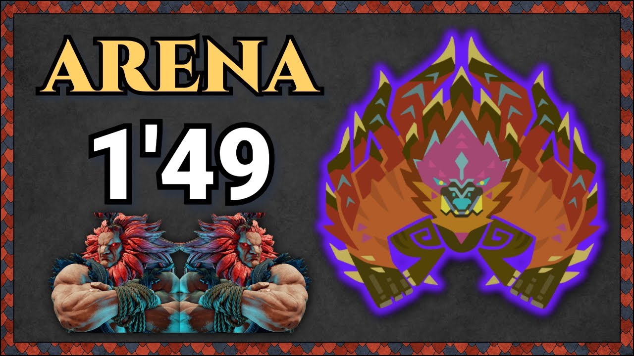 Ajarakan arena quest in 1'49 | Akuma duo | Monster Hunter Wilds