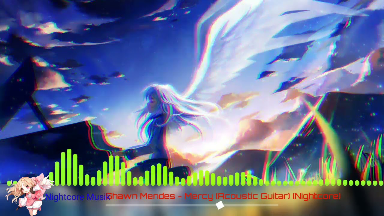 Shawn Mendes - Mercy (Acoustic Guitar) (Nightcore)💚