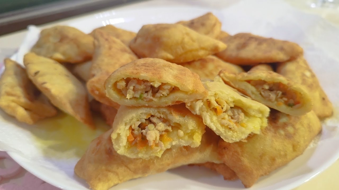 Mini plăcinte ( colțunași ) umpluți cu carne și legume,un deliciu de la Bunica pentru familie ❤🇷🇴