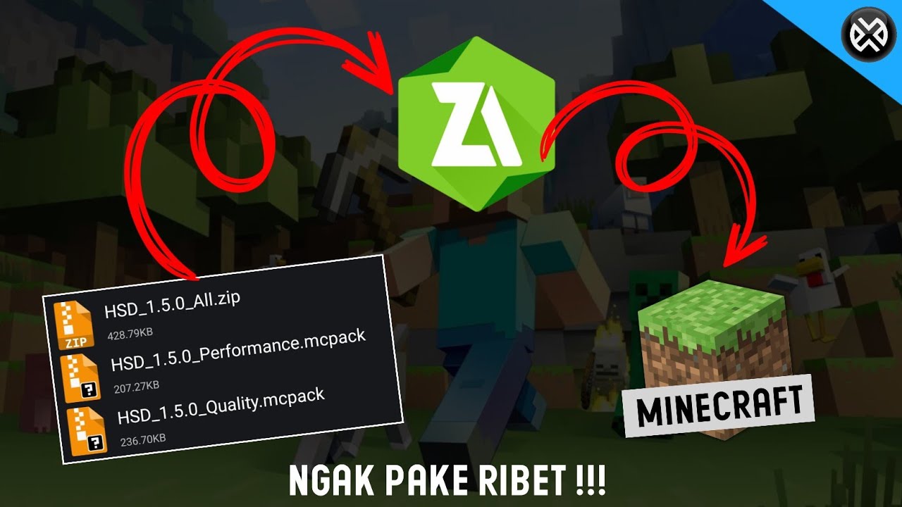 Cara pasang shader minecraft 1.16 - File Mcpack, Folder dan ZIP MCPE