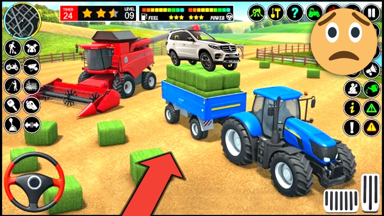 🥰Modern Tractor Farming Driving Simulator 3D - New Tractor Games - Android Gameplay😍