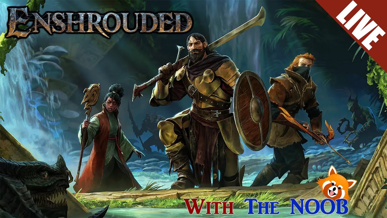 Questing and upgrading - LIVE - Enshrouded with The NOOB pt 18