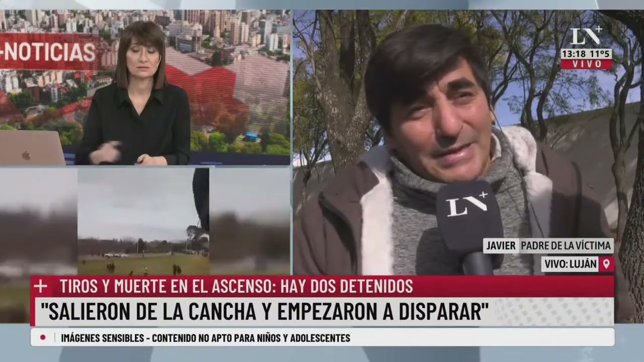 Luján: familiares y amigos despiden al hincha asesinado. Tiros en el ascenso y dos detenidos