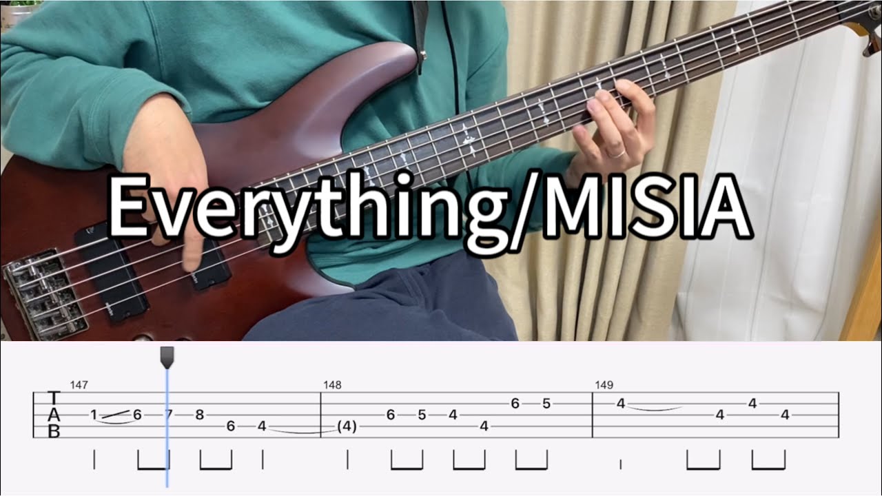 【TAB譜】Everything / MISIA (Bass Cover)