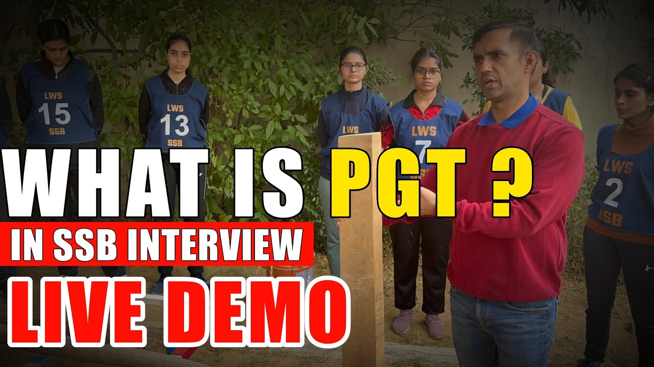 😱SSB Interview में PGT क्या है? Know All Details About PGT In SSB Interview | LWS SSB Interview