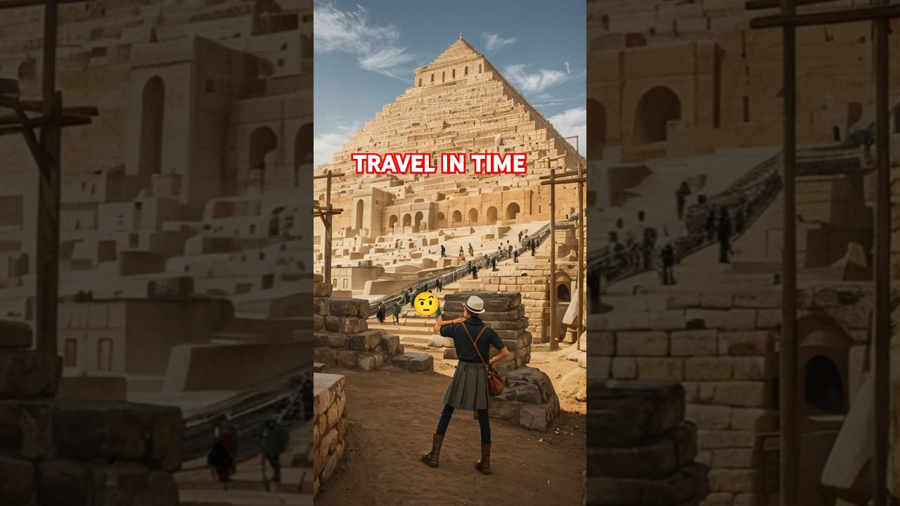 Travel in Time 🤨 #travel #time #pyramid #age #video #nature #egypt #trending #gaming #roblox #xbox