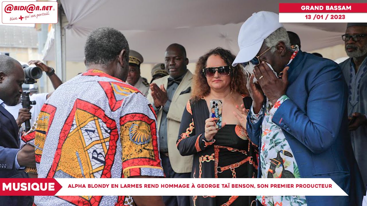 Alpha Blondy en larmes rend hommage à George Taï Benson, son premier producteur