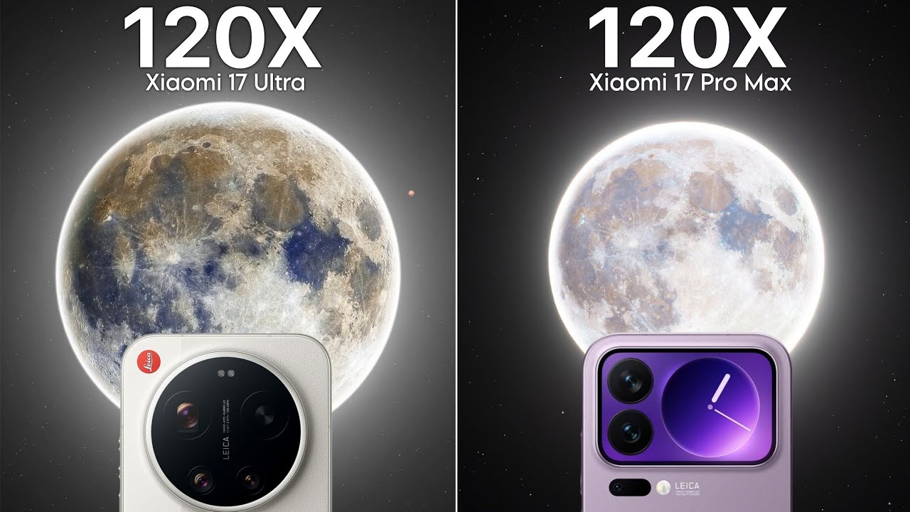 Сравнение производительности Xiaomi 17 Ultra и Xiaomi 17 Pro Max в режиме Live Zoom.