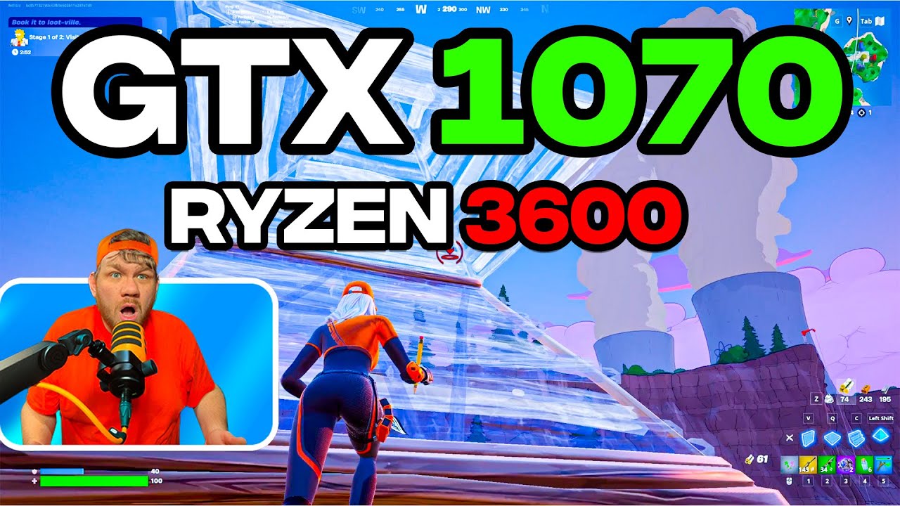 Насколько хороша комбинация GTX 1070 + Ryzen 5 3600 в Fortnite (ВСЕ настройки)