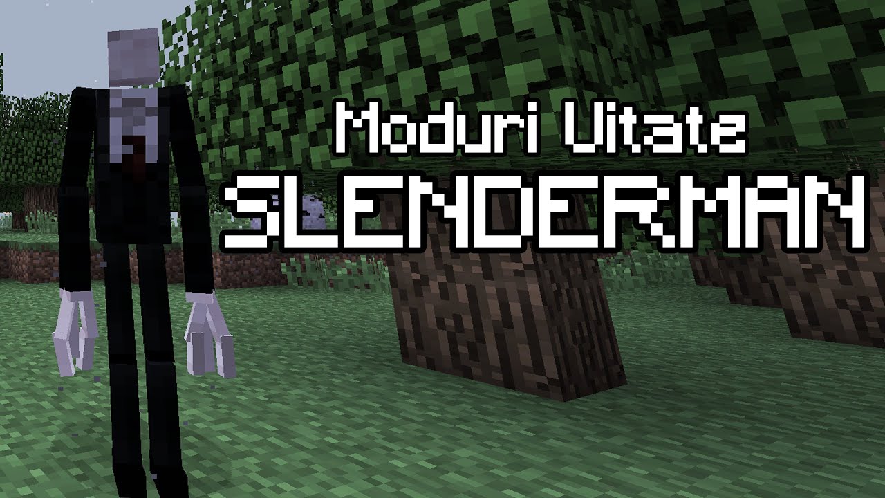 Moduri de Minecraft UITATE - Modul SLENDERMAN