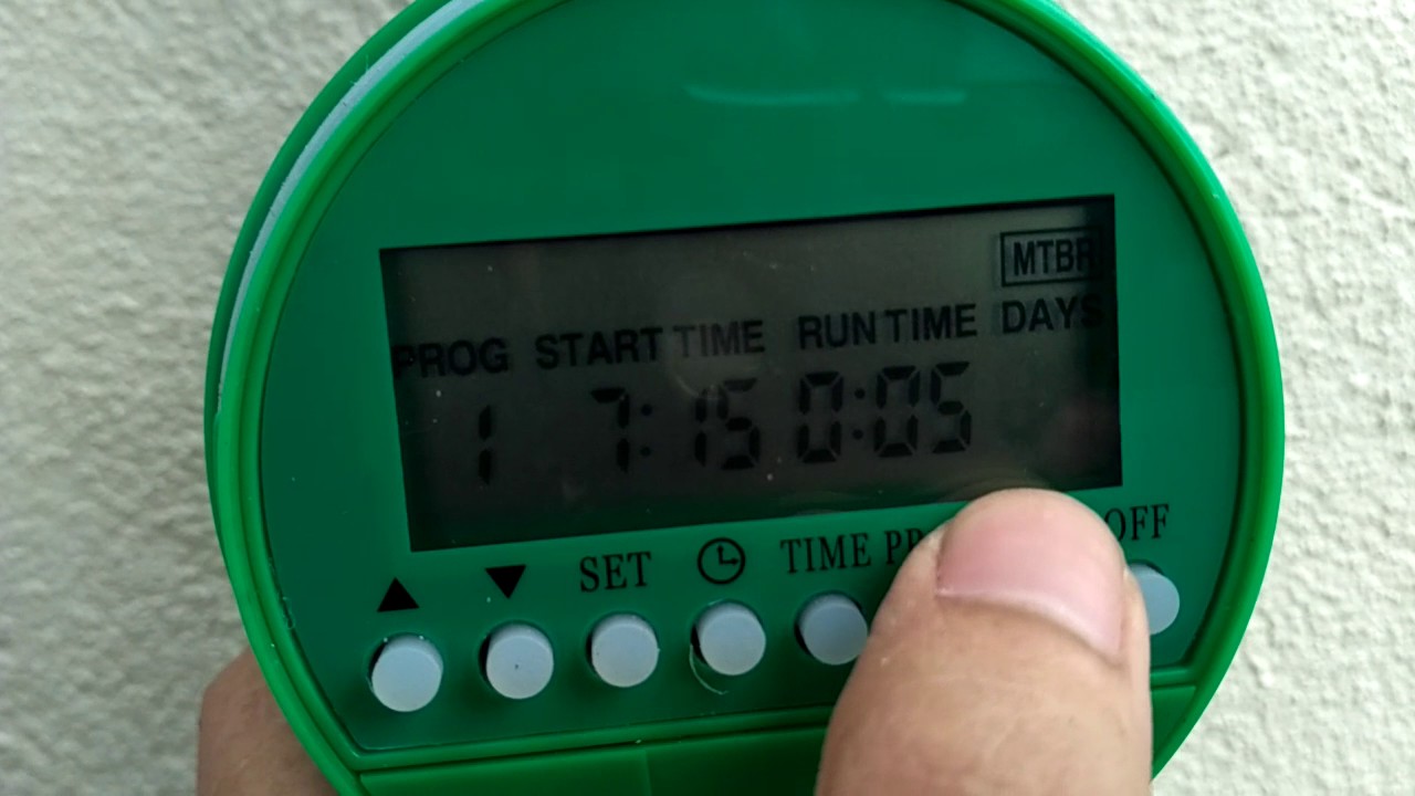 Tutorial digital irrigation timer