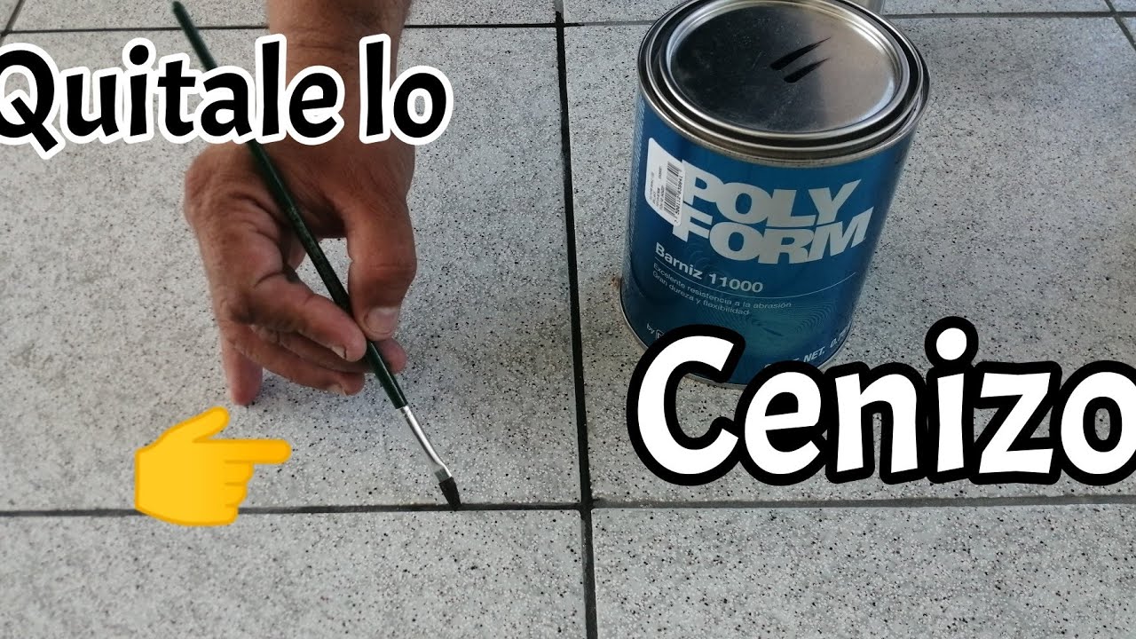 Quitale lo cenizo de la boquilla de tu azulejo