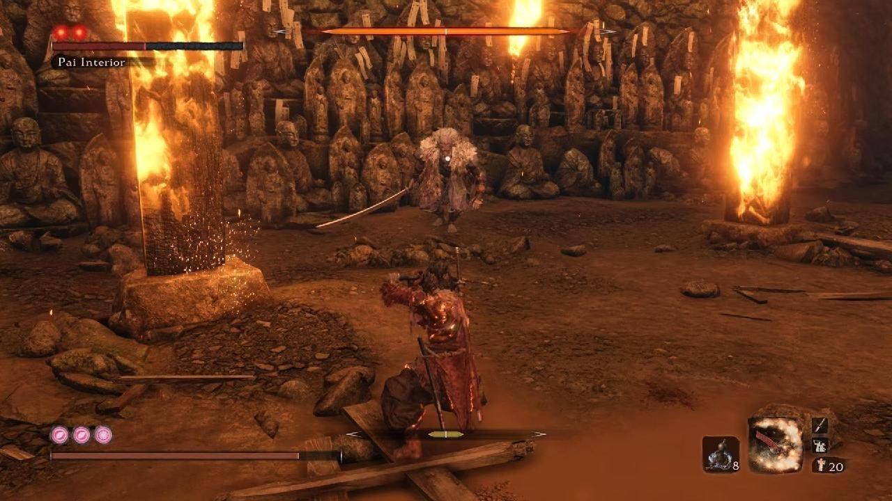 Sekiro: Shadows Die Twice Sekiro vs Coruja Pai interior