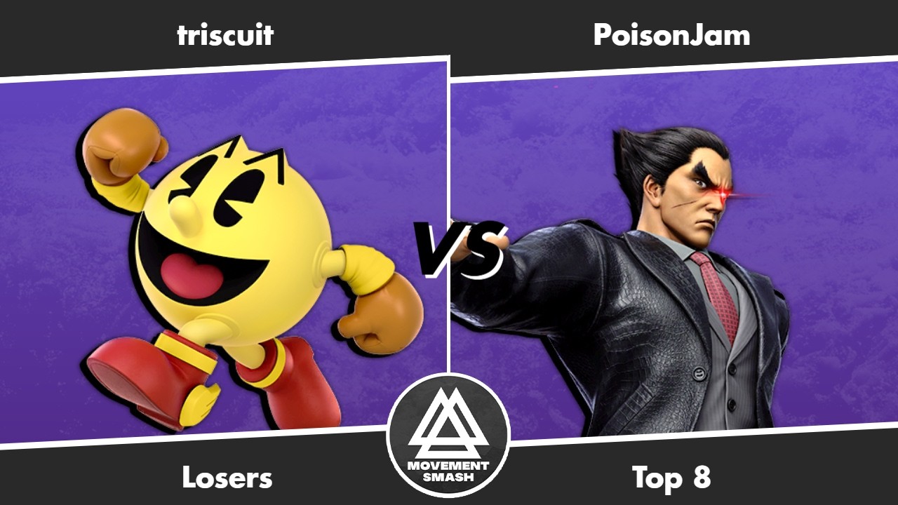Movement Smash # 259: triscuit (Pac-Man) vs PoisonJam (Kazuya)