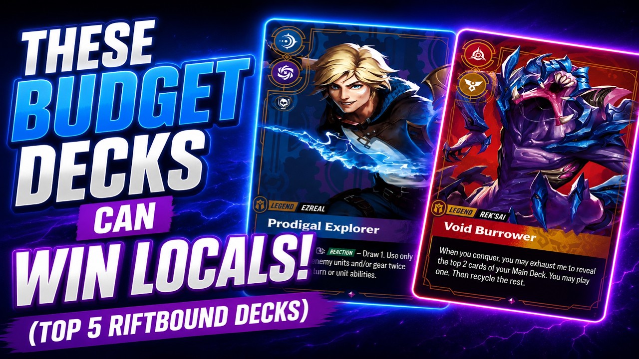 These Budget Decks Can WIN Locals! (Top 5 Riftbound Decks)
