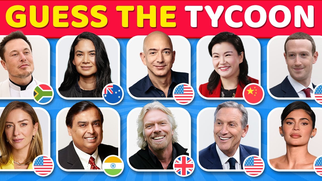 💰 Can You Guess the Business Tycoon? | 40 Famous Entrepreneurs Quiz