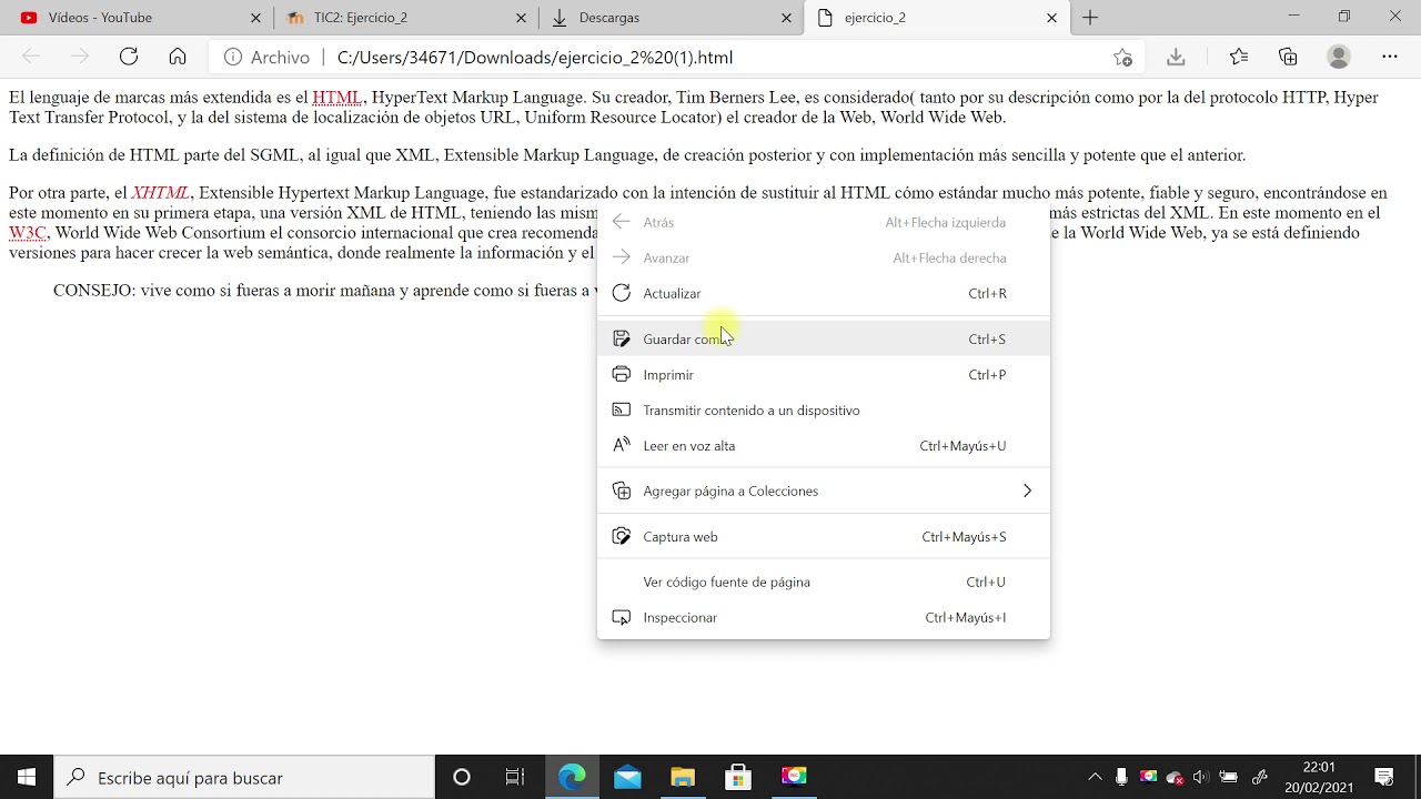 ejercicio web 2
