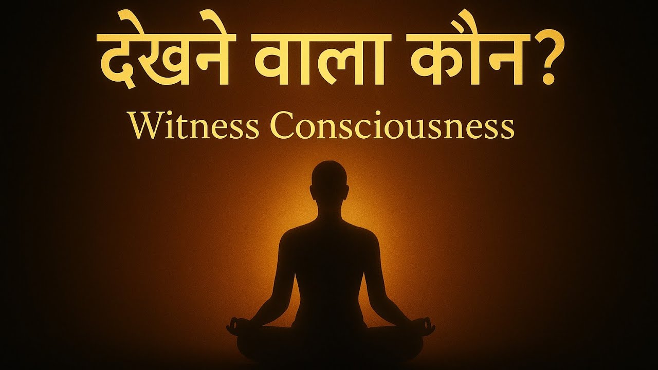 साक्षीभाव क्या है? मन, विचार और शरीर से परे ‘मैं’ का अनुभव|Witness Consciousness Explained@Atmamargi