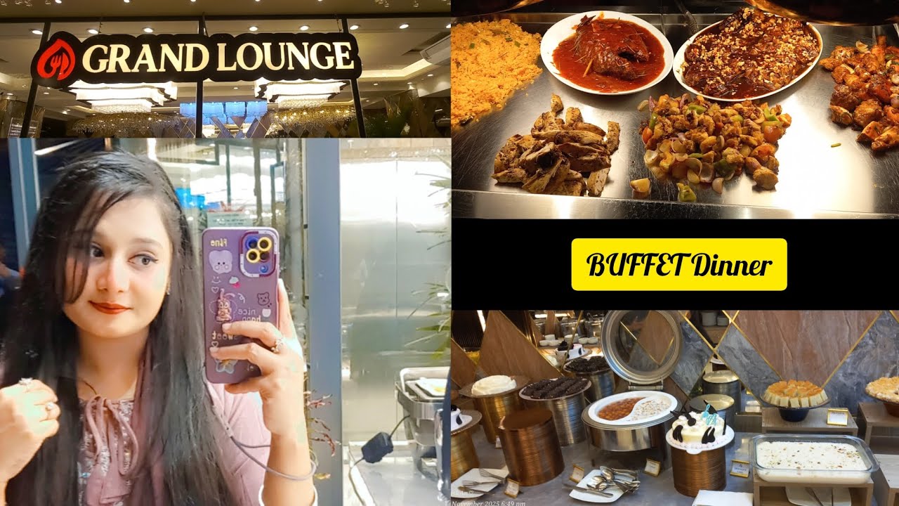 || Grand Lounge Buffet Dhanmondi || Unlimited 130+ item for 3 hours only 1099tk || Muskan Saba ||