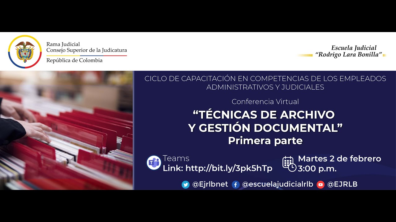 TÉCNICAS DE ARCHIVO Y GESTIÓN DOCUMENTAL - PRIMERA PARTE