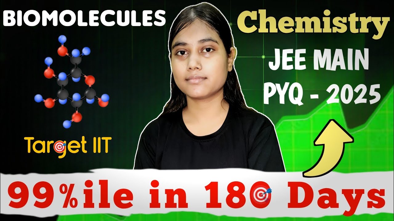 JEE Main 2025: Biomolecules All April Shift PYQs | Must-Do Ques for JEE 2026🎯|#JEEChemix
