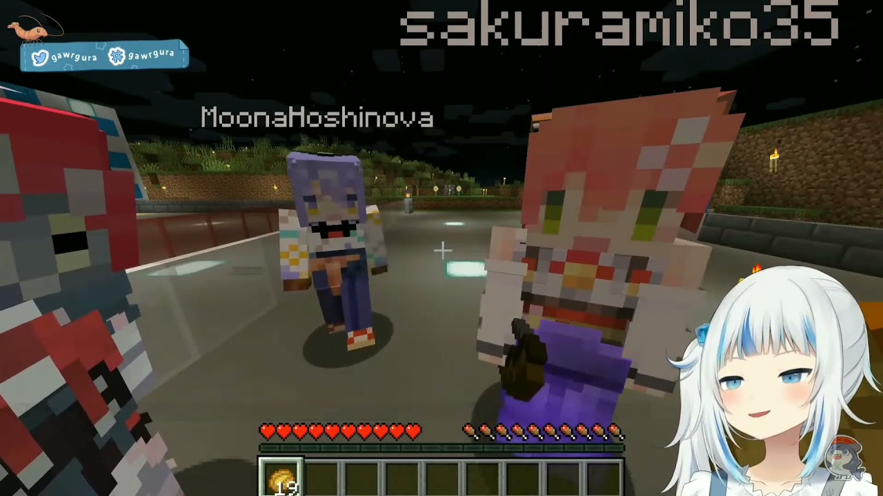 Gura meet the Legendary ELITE English Miko