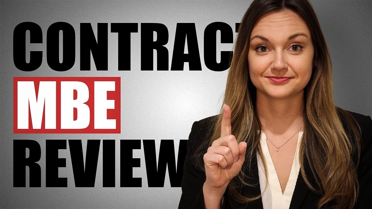 Real MBE Contracts Multiple-Choice Questions – In-Depth Review