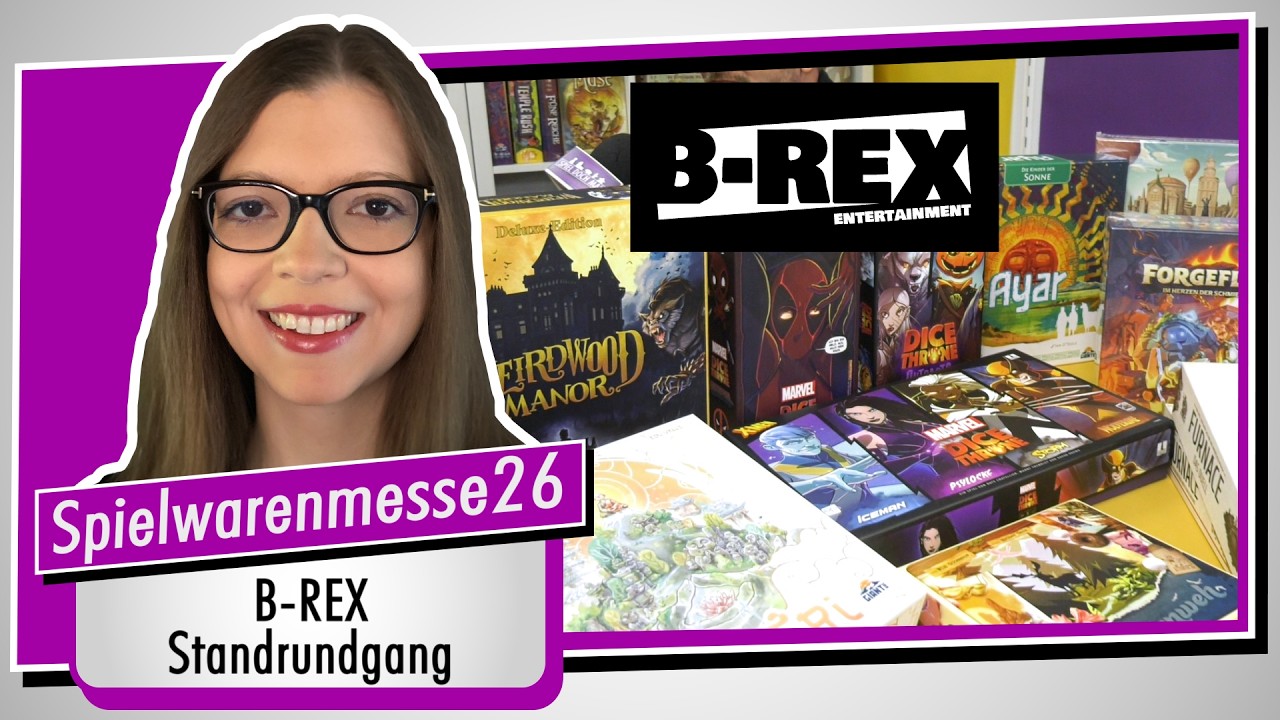 Neuheiten – B-REX – Spielwarenmesse 2026 in Nürnberg (Spiel doch mal!) Standrundgang