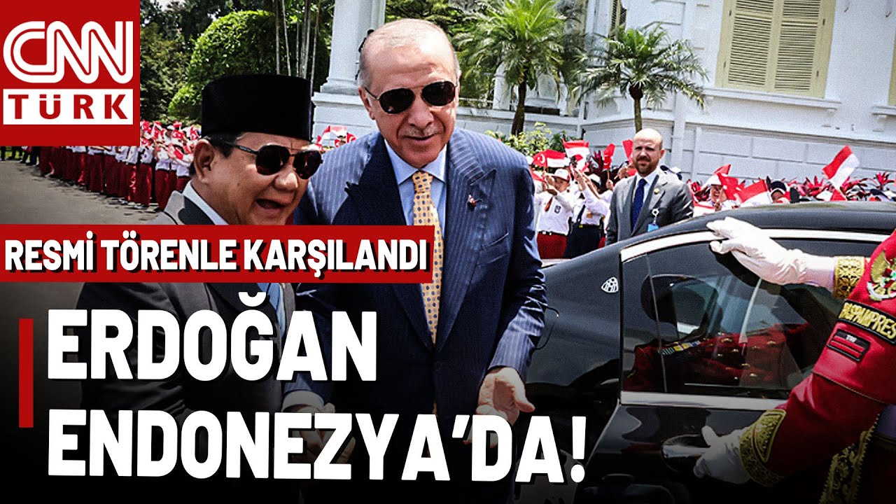 Resmi Törenden Canlı Görüntüler: Cumhurbaşkanı Erdoğan Endonezya'da!