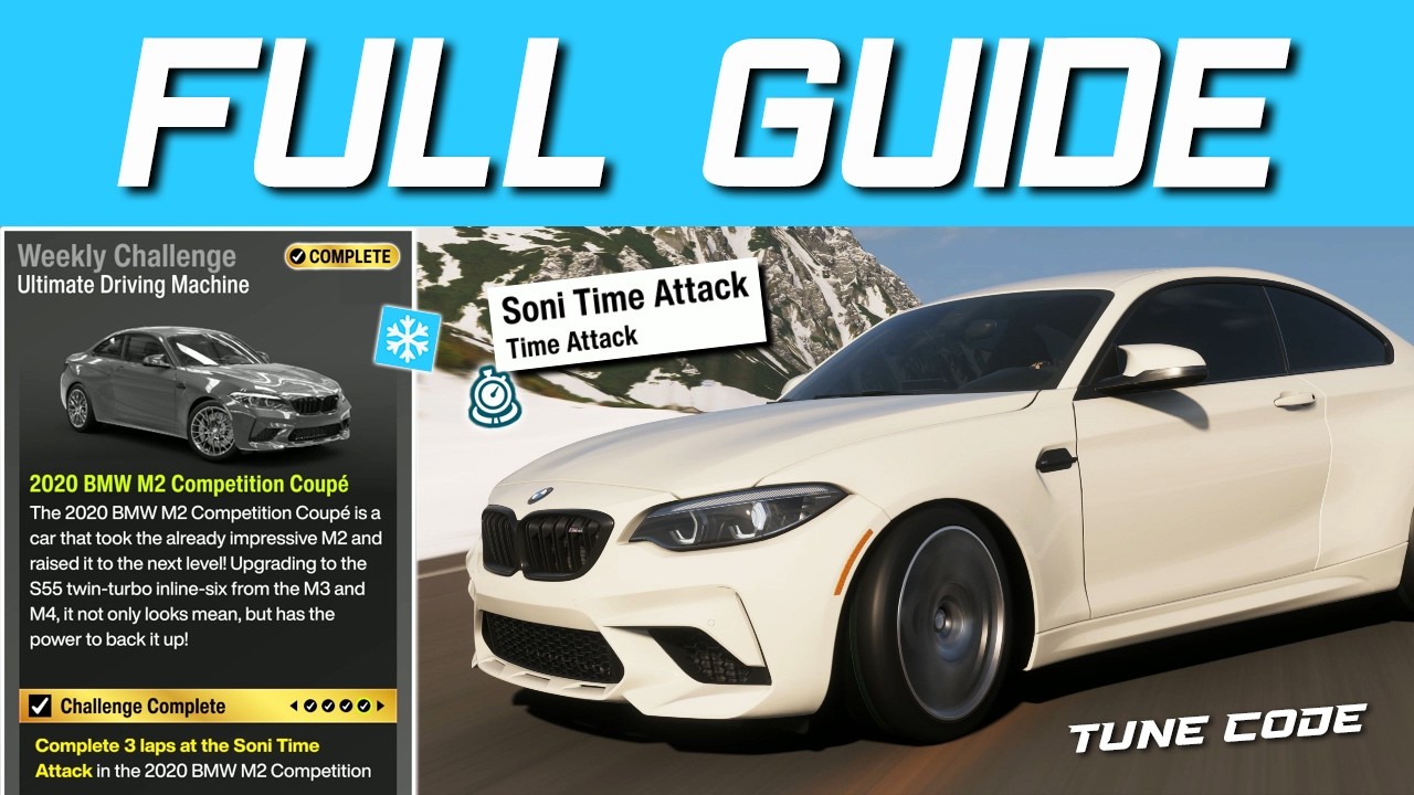 Forza Horizon 6 WEEKLY CHALLENGE Ultimate Driving Machine (Festival Playlist Soni Time Attack)