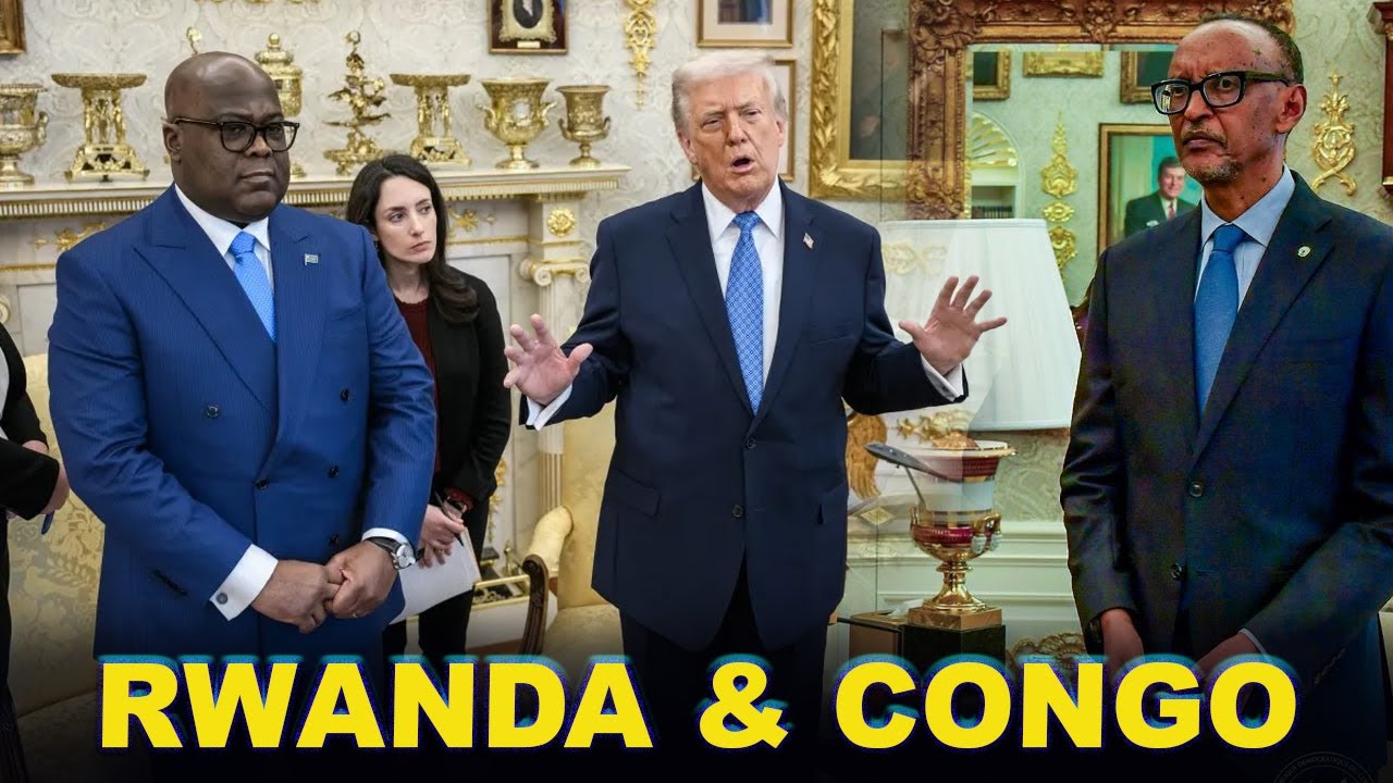 TRUMP - Intambara Ya Congo n'U Rwanda Bari Bamaze Imyaka 30 Barwana Ariko Narabihagaritse Nguwe Neza