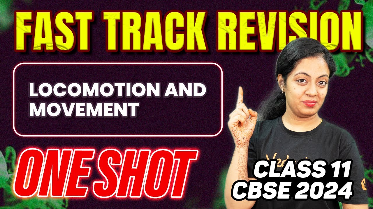 FAST TRACK REVISION | Locomotion and Movement ONESHOT | Class 11 | CBSE 2024 | Nivetha ma'am